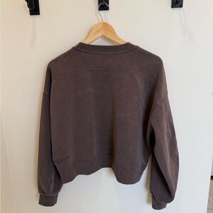 Lululemon Espresso Softstreme Cropped Pullover